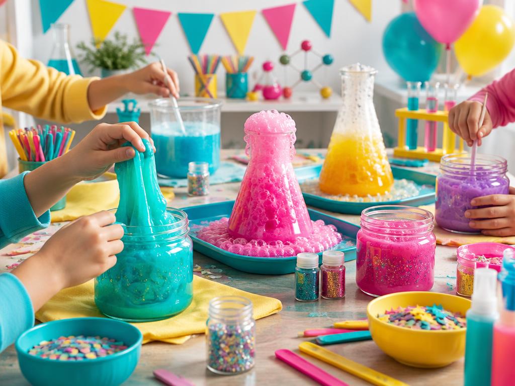 Illustrative birthday science activity