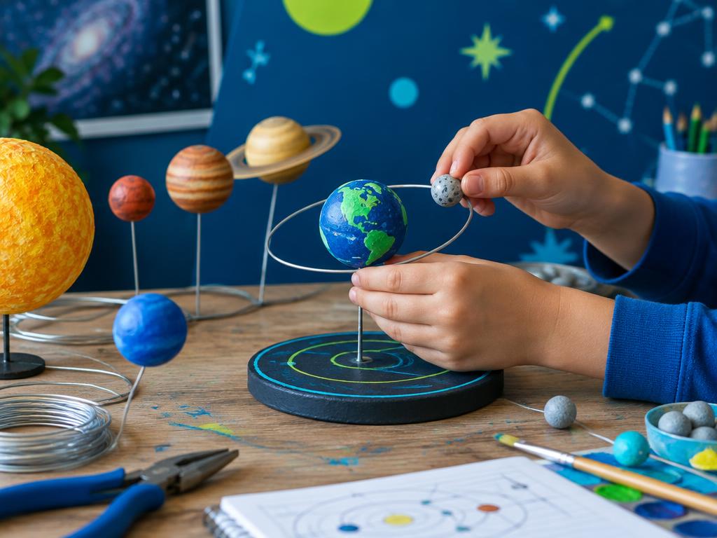 Illustrative astronomy model-building activity